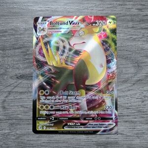 Boltund VMAX #104 Pokemon Fusion Strike Holo Card